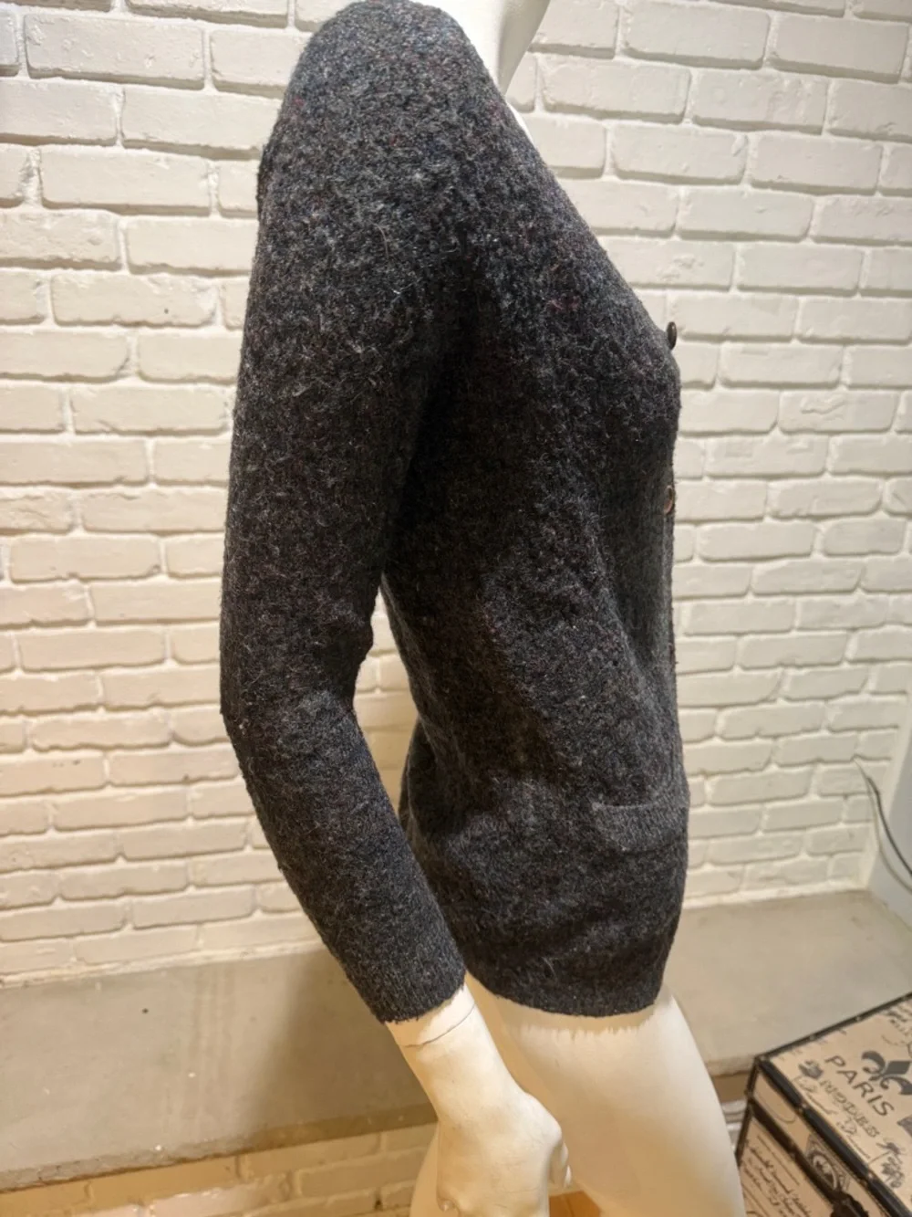 Étoile Isabel Marant Wool Blend Cardigan | Cozy Luxe Parisian Chic Medium